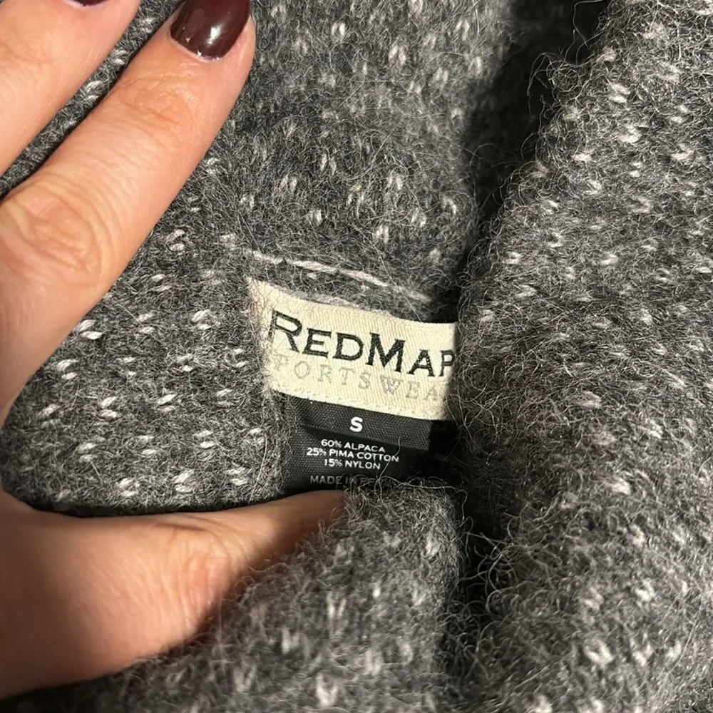 RedMaple Sportswear Alpaca & Pima Cotton Mock Neck - Picture 4 of 4